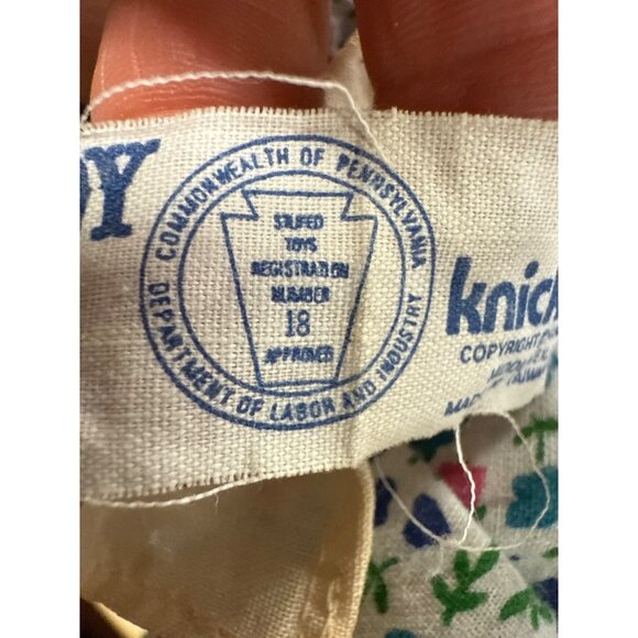 Rare Vintage 1960's Original Knickerbocker Raggedy Ann Doll 16" Tall - Picture 4 of 8